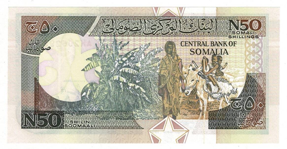 Somali 50 Shillings 1991 ÇİL YKP8119 - 2