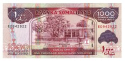 Somaliland 1000 Shillings 2012 ÇİL YKP8120 - 3