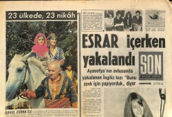 Son Aktüalite Cumartesi Eki 19 Ağustos 1967 - Fransız Gazetecileri Önce Türk Adetlerine Göre Evlendi GZ158044 - Gökçekoleksiyon
