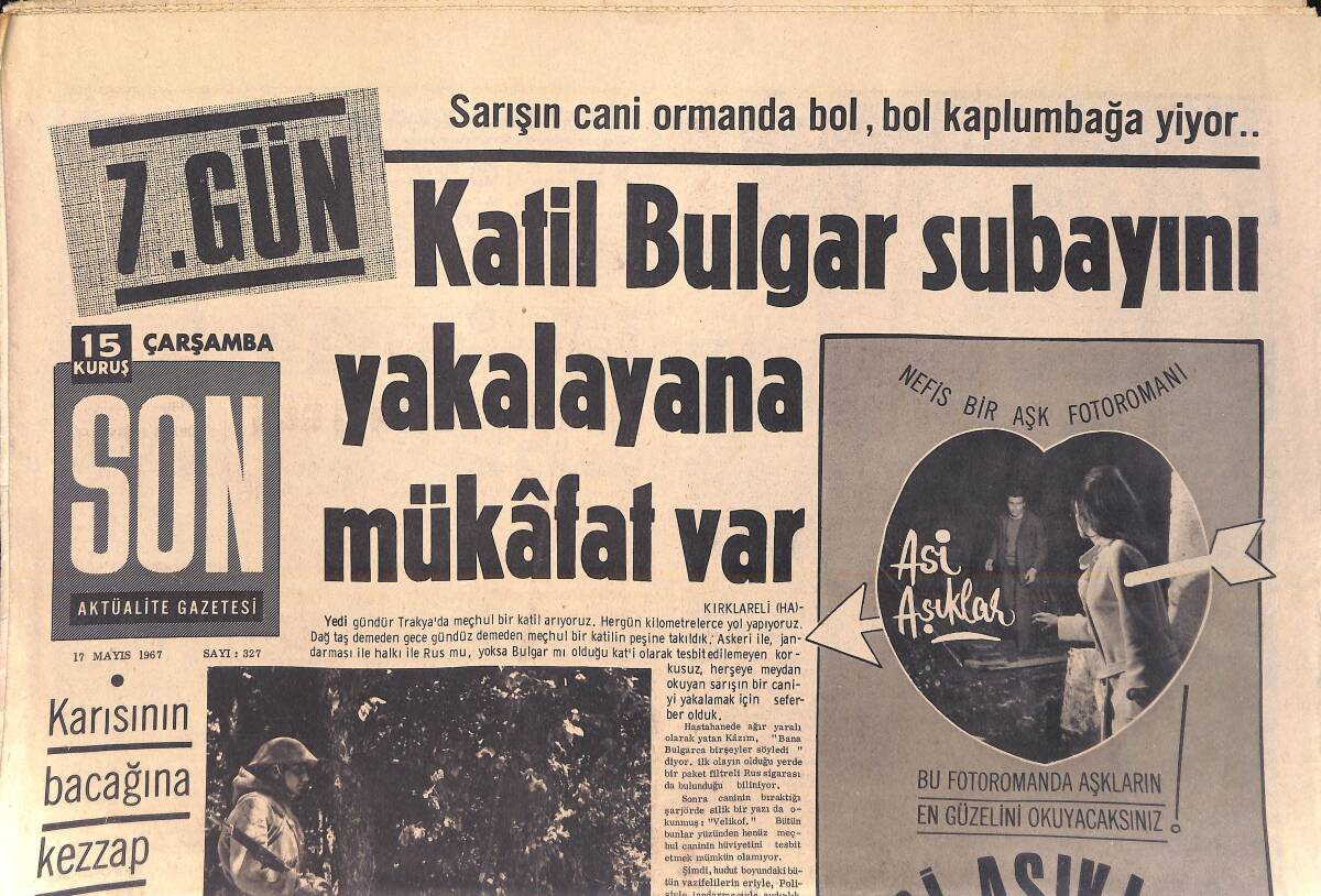 Son Aktüalite Gazetesi 17 Mayıs 1967 - Kraliçe Elizabeth, Oğluna Bir Garsoniyer Hediye Etti - Türkiye Güzeli Yelda Gürani GZ156461 - 1
