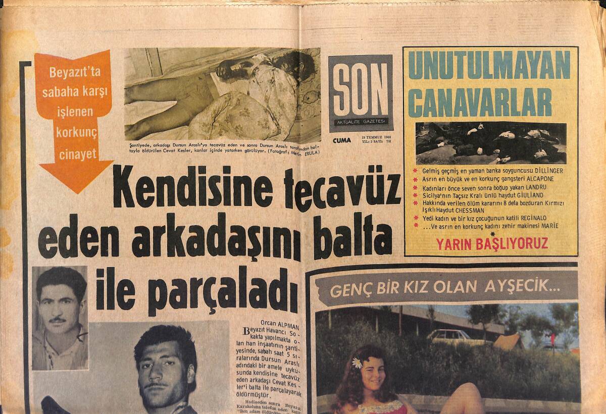 Son Aktüalite Gazetesi 19 Temmuz 1968 - Rusya , Çekoslovakya'ya Hücum Edebilir GZ149388 - 1