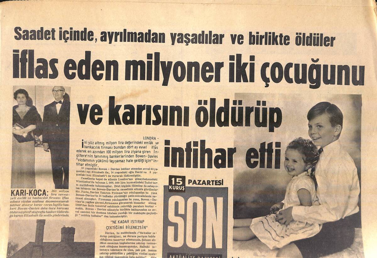 Son Aktüalite Gazetesi 22 Mayıs 1967 - Yelda Gürani'nin Nefes Alacak Vakti Yok - Charles Aznavour Dert Yanıyor GZ156445 - 1