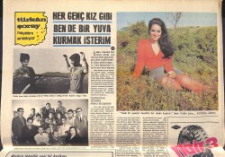 Son Aktüalite Gazetesi 24 Mayıs 1968 - Türkan Şoray: Her Genç Kız Gibi Ben De Bir Yuva Kurmak İsterim GZ156532 - 2