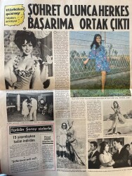 Son Aktüalite Gazetesi 27 Mayıs 1968 - Türkan Şoray: Şöhret Olunca Herkes Başarıma Ortak Çıktı GZ156554 - 2