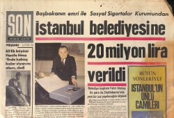 Son Aktüalite Gazetesi 5 Aralık 1968 - Nilüfer Koçyiğit'in Bademcikleri Alındı - Gina Lollobrigida'nın Doktor Barnard'a Çektiği Telgraf GZ156535 - 1