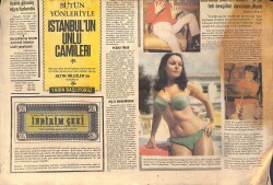 Son Aktüalite Gazetesi 6 Aralık 1968 - Durul Gence Fatoş'u Terk Etti - Brigitta Pretty Kenya'da Çevrilecek Türk Filminin Başrolünde GZ156534 - 2