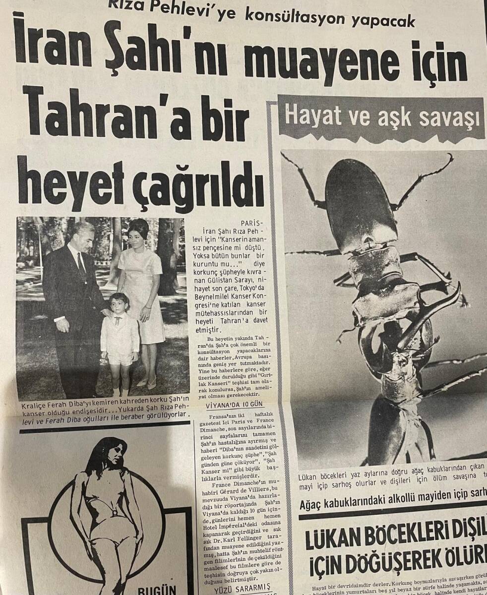 Son Aktüalite Gazetesi 6 Kasım 1966 - Brigitte Bardot, Çocuk Doğurmak İstiyorum Diyor - İran Şahı'nı Muayene İçin Tahran'a Bir Heyet Çağrıldı GZ156490 - 2
