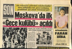 Son Aktüalite Gazetesi Çarşamba Eki 18 Aralık 1968 - Moskova'da İlk Gece Kulübü Açıldı GZ158016 - Gökçekoleksiyon