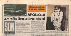 Son Aktüalite Gazetesi Çarşamba Eki 25 Aralık 1968 - Sinema Gözlerin Yanılmasından Doğmuştur GZ157984 - Gökçekoleksiyon