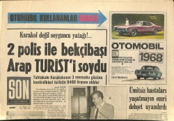 Son Aktüalite Gazetesi Cuma Eki 22 Eylül 1967 - Kayseri,Sivas Vali Ve Emniyet Müdürleri Merkeze Alındı GZ158072 - Gökçekoleksiyon