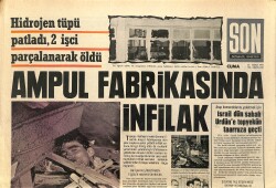 Son Aktüalite Gazetesi Cuma Eki 22 Mart 1968 - Şarlo'nun Oğlu Ölü Bulundu - Ampul Fabrikasında İnfilak GZ158083 - Gökçekoleksiyon