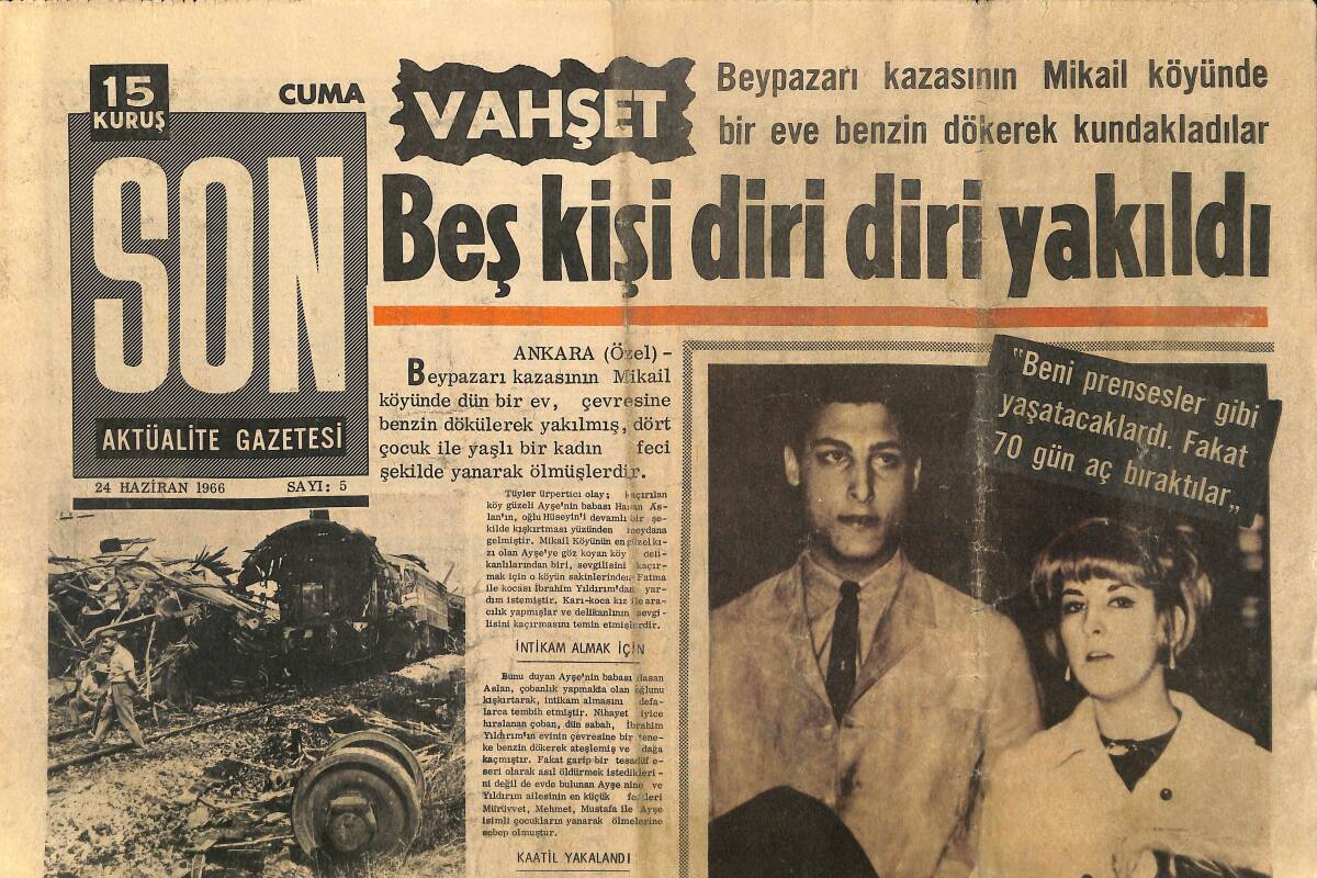 Son Aktüalite Gazetesi Cuma Eki 24 Haziran 1966 - Yunan Güzellerini Seçen Komiteye Devlet Bakanı Yorgo Başkanlık Etti GZ158000 - 1