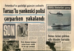 Son Aktüalite Gazetesi Cumartesi Eki 2 Eylül 1967 - Citroen Otomobilinin Yeniliği , Farlar Otomatik Olarak Arabanın Gittiği Yere Dönüyor GZ157994 - Gökçekoleksiyon