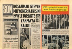 Son Aktüalite Gazetesi Cumartesi Eki 23 Mart 1968 - Dünyanın En İyi Sigaraları *Samsun-Jokey-Yenice -Ürdün Başbakanı İsrail'e İyi Bir Ders Verdik Dedi GZ158082 - Gökçekoleksiyon