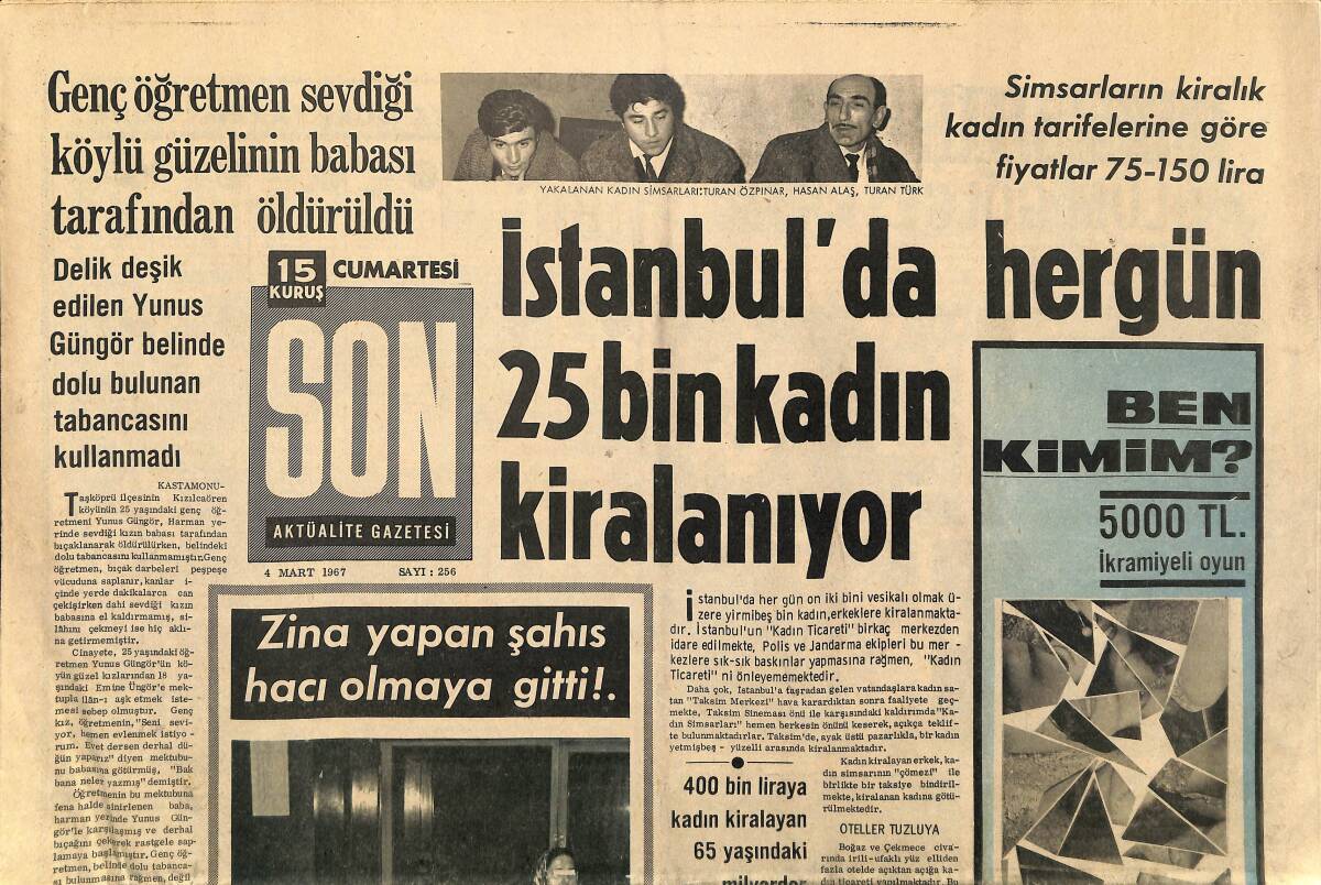 Son Aktüalite Gazetesi Cumartesi Eki 4 Mart 1967 - 4 Türk Subayı Habeşistan İçin İtalyanlarla Çarpışmıştı GZ158003 - 1