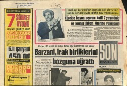 Son Aktüalite Gazetesi Pazar Eki 15 Aralık 1968 - Ayşegül Devrim Ve Birol Soyurgal Bir Celsede Boşandılar GZ158018 - Gökçekoleksiyon