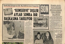 Son Aktüalite Gazetesi Pazar Eki 21 Nisan 1968 - Ürdün Kralı Hüseyin'in Siyasi Muhalifleri Tek Cephede Birleşti GZ158031 - Gökçekoleksiyon
