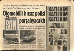 Son Aktüalite Gazetesi Pazartesi Eki 10 Temmuz 1967 - Kudüs'ün Statüsü İçin Papa Nüfuzunu Kullanma Kararında GZ158009 - Gökçekoleksiyon