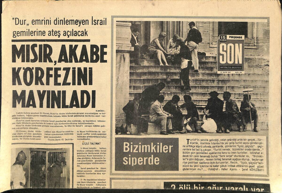 Son Aktüalite Gazetesi Perşembe Eki 25 Mayıs 1967 - Ünlü Aktris Heddy Lamarr Aleyhine 7,5 Milyonluk Tazminat Davası Açıldı GZ158053 - 1