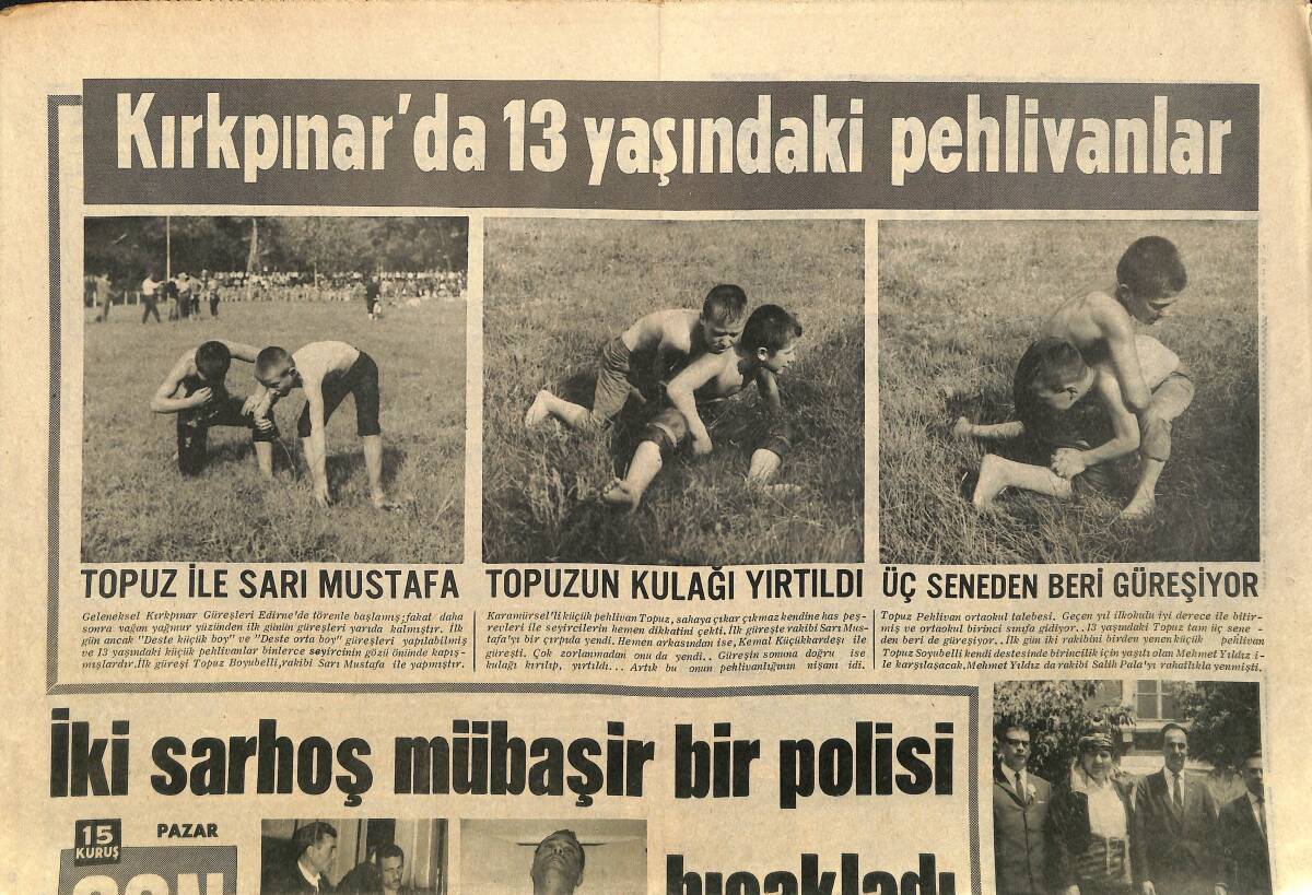 Son Aktüalite Pazar Eki 18 Haziran 1967 - Bulgarlar Asi Bisikletçi Petkov'u Geri Gönderdi GZ158049 - 1