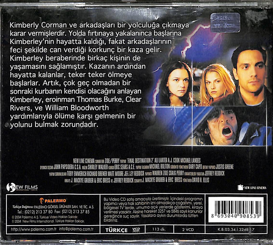 Son Durak 2 – Final Destination 2 (2003) Orijinal VCD Film VCD28050 - 2