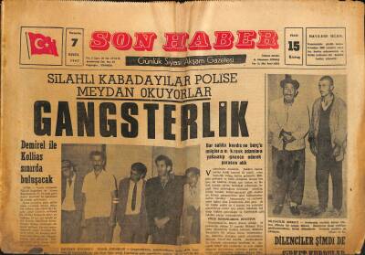 Son Haber Gazetesi 7 Eylül 1967 - Kıbrısta Kanton Sistemi İsteniyor GZ117312 - 1