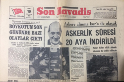 Son Havadis 19 Aralık 1969 - Askerlik Süresi 20 Aya İndirildi - GZ12109 - 2