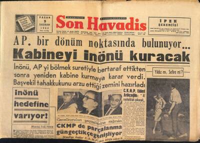 Son Havadis - 3 Haziran Pazartesi - Yükleme Ve Boşaltma İşçileri Grev Yapacak - İnönü Hedefine Varıyor GZ124031 - 1