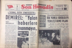 Son Havadis 3 Şubat 1970 - ODTÜde Tehtit Ve Tedhiş Kol Geziyor - GZ12105 - 1