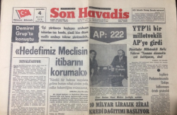 Son Havadis 4 Mart 1970 - Hedefimiz Meclisin İtibarını Korumak - GZ12108 - 2