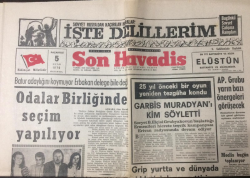 Son Havadis 5 Ocak 1970 - Odalar Birliğinde Seçim Yapılıyor - GZ12110 - 2
