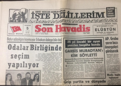 Son Havadis 5 Ocak 1970 - Odalar Birliğinde Seçim Yapılıyor - GZ12110 - 2