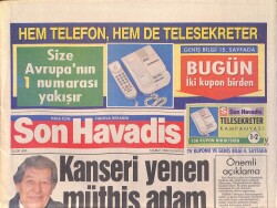 Son Havadis 5 Şubat 1996 - Rıdvan'ın Ağlattığı Gün - Kanseri Yenen Müthiş Adam GZ2999 - Gökçekoleksiyon