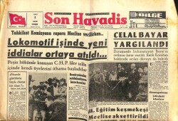 Son Havadis Gazetesi 1 Ekim 1963 - İstanbul Gazeteciler Sendikası Kongresi Dün Toplandı GZ102121 - 1