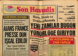 Son Havadis Gazetesi 1 Ekim 1981 - İran Genelkurmay Başkanı İle Savunma Bakanı Öldü GZ69079 - 2