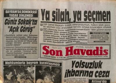 Son Havadis Gazetesi 1 Haziran 1987 - Doğum Günü Hediyesi GZ56588 - 1