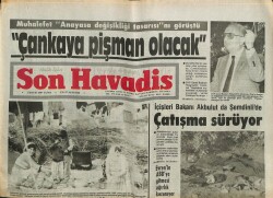 Son Havadis Gazetesi 1 Mayıs 1987 - İranlı Subaylar Heyet Halinde İltica Ettiler... GZ102129 - 1