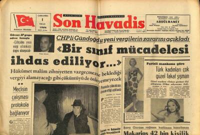 Son Havadis Gazetesi 1 Nisan 1964 - CHPli Gülek Taraftarları Kongre İstiyor GZ60361 - 1