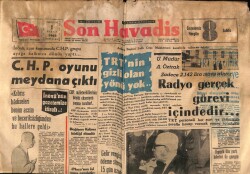Son Havadis Gazetesi 1 Nisan 1965 - TRTnin Gizli Olan Yönü Yok... GZ69465 - 1