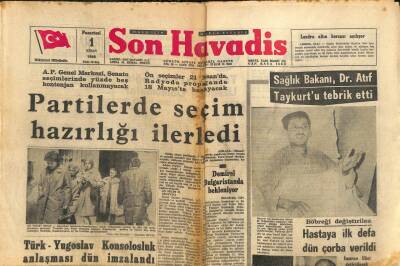 Son Havadis Gazetesi 1 Nisan 1968 - Son Havadis Büyük Eğlence Gecesi * Berkant - Kamuran Akkor - Mualla Mukadder - OsmanTüren GZ106955 - 1