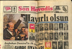 Son Havadis Gazetesi 1 Nisan 1975 - Emel Sayın Üzgün - Barzani İran'a Sığındı GZ160283 - Gökçekoleksiyon