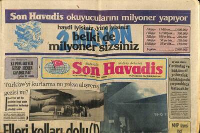 Son Havadis Gazetesi 1 Şubat 1979 - Humeyni En Erken Bugün İrana Dönüyor GZ114415 - 1
