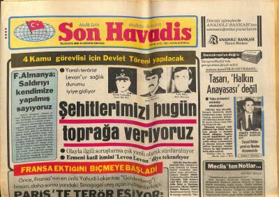 Son Havadis Gazetesi 10 Ağustos 1982 - İsrail Beyrutu Dün Yine Bombaladı - Prens Tallâl Bin Abdülaziz Evren Ve Ulusu Tarafından Kabul Edildi GZ121103 - 1