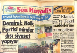 Son Havadis Gazetesi 10 Ekim 1979 - Bülent Ersoy Annesinin Kulaklarına Küpe Taktı - Müjde Ar'ın Kolonya Reklamında Bir Kilo Makyajıyla Suya Girmesi GZ142861 - 1