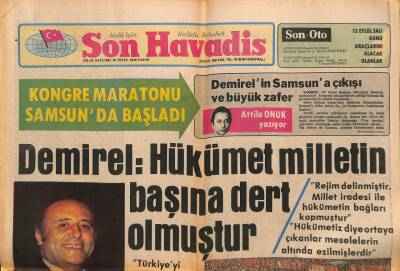 Son Havadis Gazetesi 10 Eylül 1978 - Neşe Karaböceki Ekrana Kim Çıkardı ? GZ88425 - 1