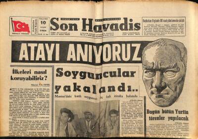 Son Havadis Gazetesi - 10 Kasım 1966 - Demirel Dört İlin A.P. Kongresinde Bulunacak - Amerikada Yapılan Seçimlerde Cumhuriyetçiler Başarı Kazandı GZ124237 - 1