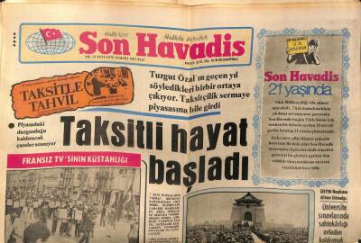 Son Havadis Gazetesi 10 Mart 1981 - Taksitli Hayat Başladı, Fransız TVsinin Küstahlığı GZ97941 - 1