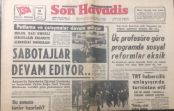Son Havadis Gazetesi 10 Nisan 1971- CHPlilerin Talebi Anayasa Mahkemesinde Reddedildi -GZ12166 - 1