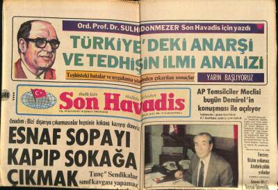 Son Havadis Gazetesi 10 Şubat 1980 - Otomobillerin Anabayi Çıkış Fiyatı Belli Oldu GZ87136 - 1