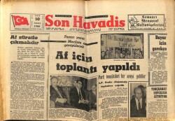 Son Havadis Gazetesi 10 Temmuz 1966 - Salim Başol Kazanamayınca Solcular Kurultayı Terketti GZ65604 - 2